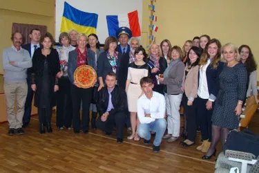 Une délégation en visite en Ukraine