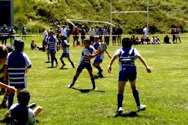 La saison reprend avec les petits à l’école de rugby du RC Billom