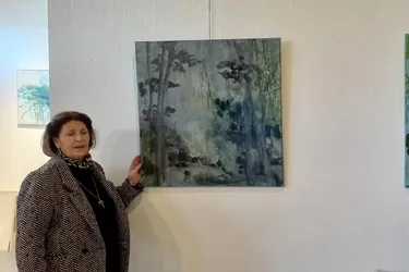 Catherine Reineke-Manry à la Galerie d’art contemporain de Chamalières (Puy-de-Dôme)
