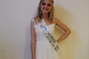 Couronnée 2e dauphine à l'élection Miss Auvergne 15-17 ans