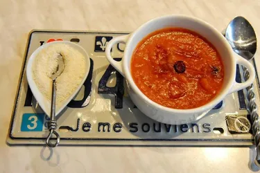 La soupe Laurentide en hommage aux érables du Québec