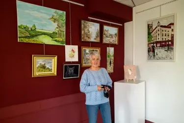 Michèle Martin expose ses œuvres au Point info tourisme jusqu’à vendredi