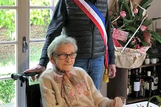 Denise Gorse centenaire et doyenne de la commune