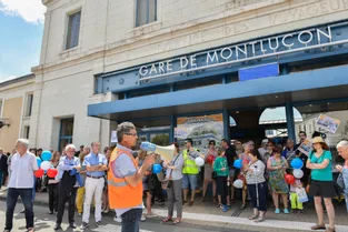 Marche en faveur de la défense du rail : le train n'a pas mobilisé les foules à Montluçon