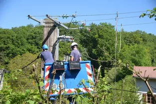 Les travaux ont enfin repris pour des habitants de Beurières (Puy-de-Dôme) après cinq mois sans raccordement au réseau électrique