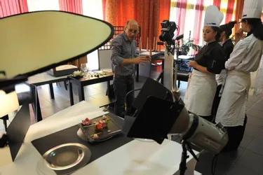 Les étudiants du lycée Valery-Larbaud découvrent le métier de photographe culinaire