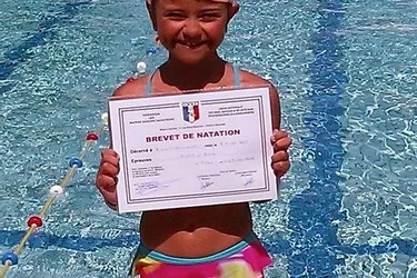 Natation : Lucie 8 ans réussit le 1.000 m en brasse