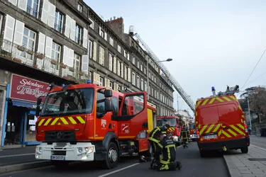 Un appartement du centre-ville de Clermont-Ferrand en feu