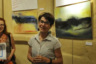 Michelle Bonnetain dialogue avec peinture et poésie