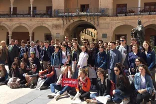 Des collégiens et des lycéens sont partis en Espagne