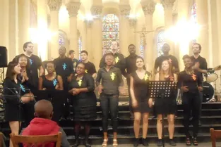 La chorale « Les Loups Anges » à l’église du Vieux-Bourg