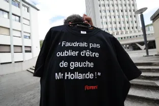 « Faudrait pas oublier d’être de gauche Monsieur Hollande » devient...un tee-shirt