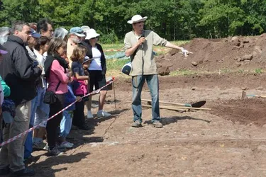 Les fouilles archéologiques ont été présentées au public