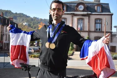 Après 10 ans de haut niveau, David Calmon, licencié à Maurs (Cantal) met un terme à sa carrière : "Le sport a été la revanche sur mon handicap"