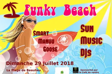 Après-midi gratuite Funky beach sur la plage de Beaulieu-sur-Dordogne