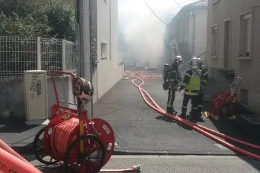 Incendie dans les sous-sols d'un immeuble rue Desdevises-du-Dézert