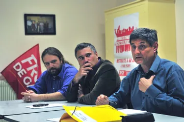 Les conseillers régionaux du Front de gauche à Aurillac