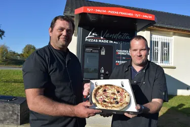 Les distributeurs de pizzas débarquent autour de Riom : deux appareils mis en service à Mozac et Charbonnières