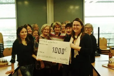 1.000 € à l’association de pédiatrie