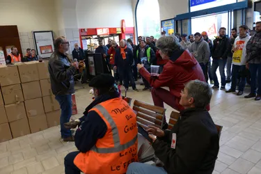 Une centaine de personnes mobilisées à Guéret contre la réforme de la SNCF