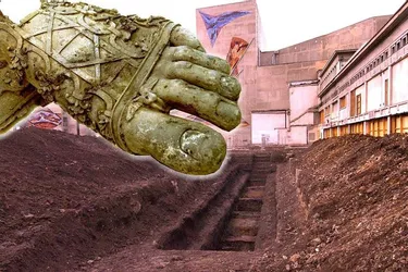 L'énigme du pied de bronze géant retrouvé à Clermont-Ferrand toujours pas résolue