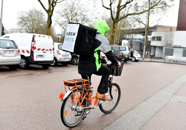 Faire uber eat fashion en velo