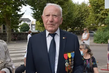 René Dubois, 96 ans, a commémoré la libération de Brive, à laquelle il a participé