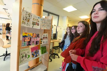 À Tulle, les lycéens d'Edmond-Perrier parlent d'environnement et de discriminations en BD et en affiches
