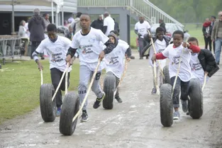 72 participants au départ de la course de pneus aux Champins