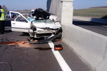 Allier : un conducteur blessé dans un accident sur l'autoroute A719