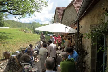 Visite de terrain pour l’association Maisons paysannes de Corrèze