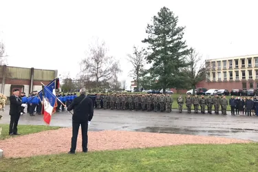 Les gendarmes de Moulins rendent hommage au lieutenant-colonel Beltrame