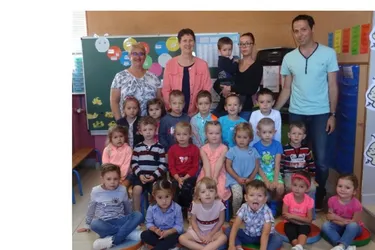 Vingt élèves à l’école maternelle