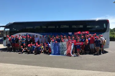 Jeunes : l’école de foot du Sud Cantal foot derrière les Bleus à Lyon
