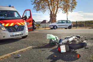Accident voiture contre moto à Domérat (Allier) : le motard a succombé à ses blessures
