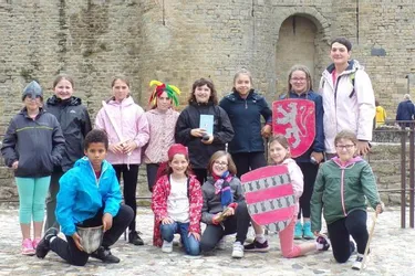 Les élèves découvrent Carcassonne