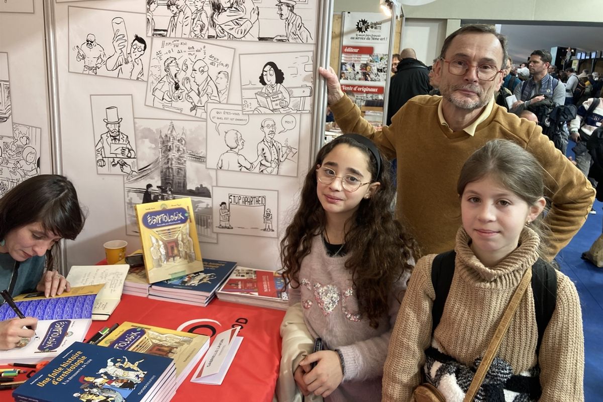 Des élèves au salon de la BD d’Angoulême - La Montagne