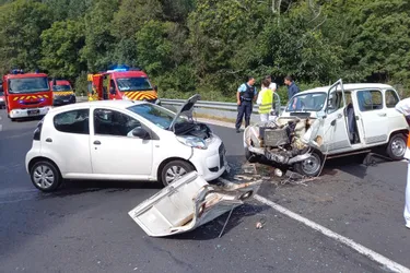Collision sur la RN122 à Giou-de-Mamou (Cantal) : trois blessés légers