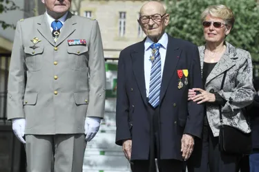 Roger Gouffault, déporté à Mauthausen, mis à l'honneur lors de la commémoration de la libération des camps nazis