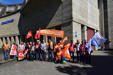 Le député européen PS Jean-Paul Denanot a soutenu les syndicats au barrage de Chastang