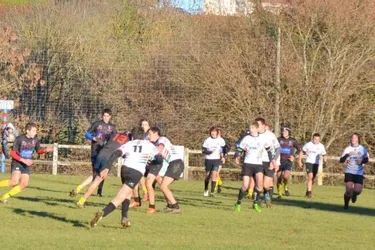 Les jeunes rugbymen victorieux face à Vichy-Saint-Yorre B