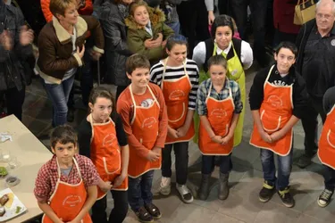 Vingt-cinq personnes dont treize enfants ont participé au Challenge en cuisine lancé par l’OCAB