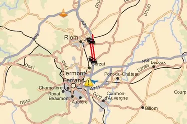 Chassé-croisé : 12 km de bouchons sur l'A71 dans le Puy-de-Dôme, 17 km sur l'A20 en Corrèze