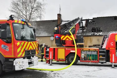 Incendie à Lamaids (Allier) : la moitié de leur maison part en fumée, leur chienne meurt dans l'incendie