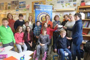 Un don de 500 € en faveur des élèves handicapés