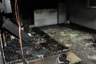 Domérat : l'incendie fait exploser une bouteille de gaz dans le sous-sol
