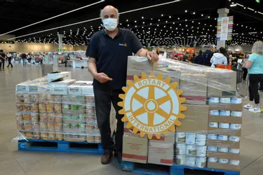 Le Rotary de Moulins a fait un don de 1.000 € à la Banque alimentaire