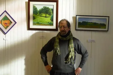 Patrick Grosjean expose ses œuvres à la galerie d’art associative, rue de l’Église, à Ussel