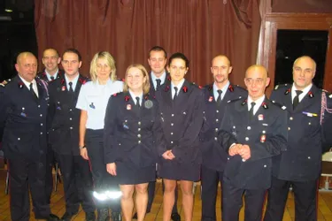 Sept nouveaux pompiers opérationnels