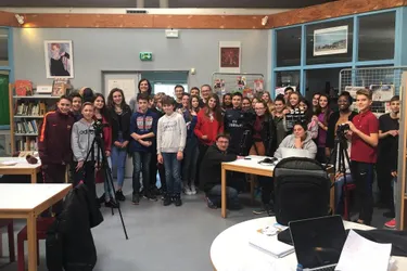 Puy-Guillaume: deux classes de 4e du collège Condorcet réalisent un reportage